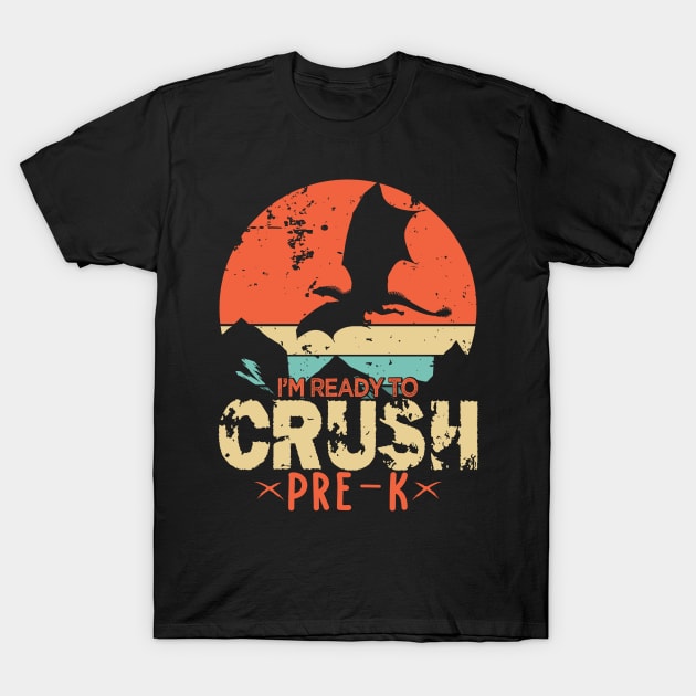 Back To School I'm Ready To Crush  Pre-k  Dragon Boys T-Shirt by drag is art